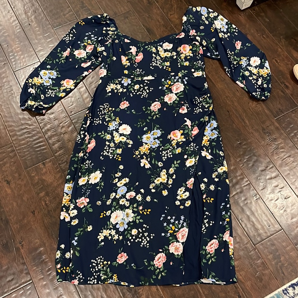 Abercrombie & Fitch midi floral dress